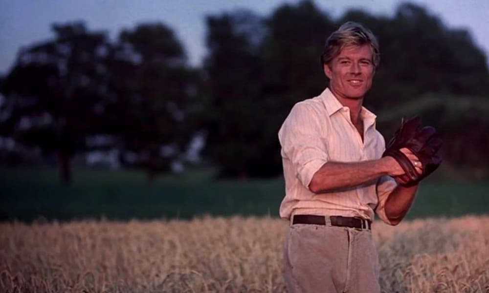 Robert Redford in The Natural (1984).