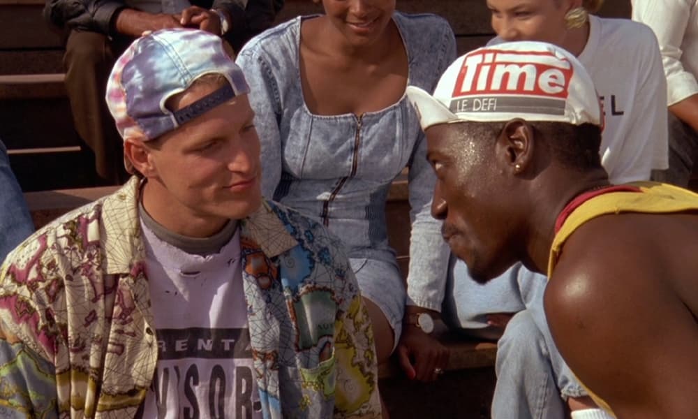Woody Harrelson and Wesley Snipes in White Men Can't Jump