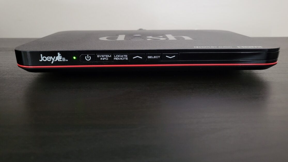 The DISH Joey receiver, as shown in our DISH Tv review.