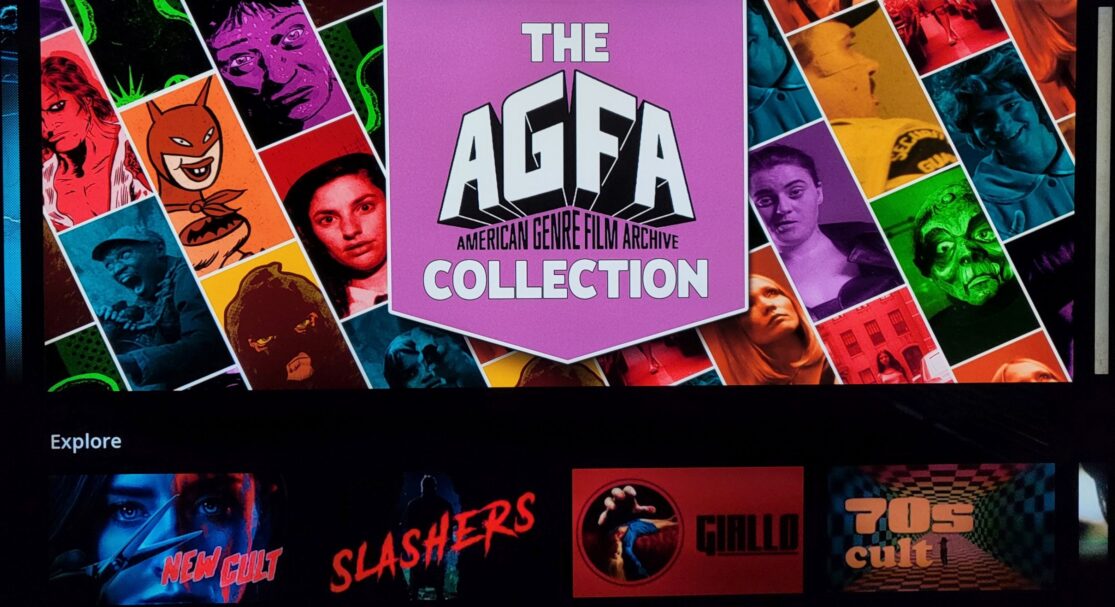 The Arrow Player home screen (Samsung QN90A via Roku)