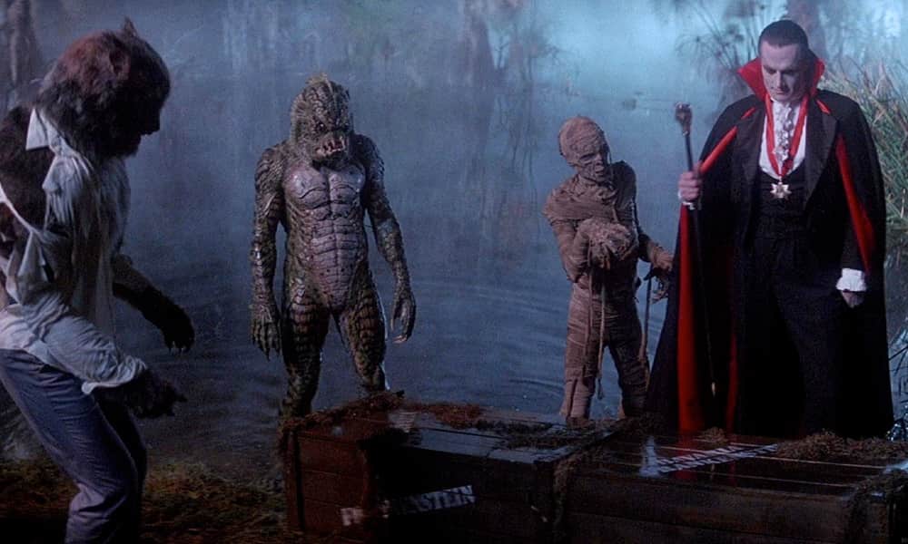 The Wolf Man, Gill-man, The Mummy, and Dracula in The Monster Squad (1987).