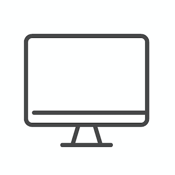 Icon of a television