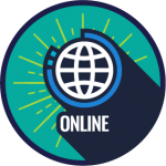 Online indicators may feature a globe