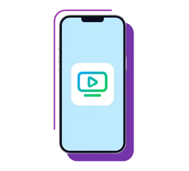 Image of cell phone with Cox Contour TV app icon