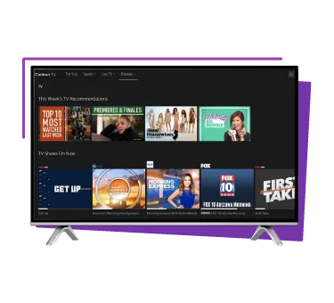 Image of Cox On Demand app on a television