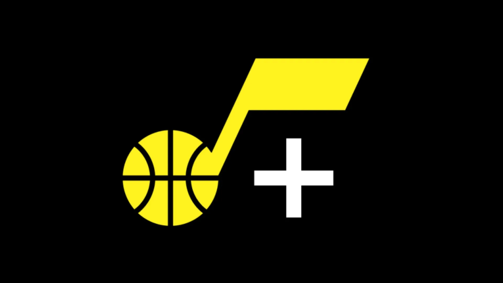 The Jazz Plus logo on a black background.