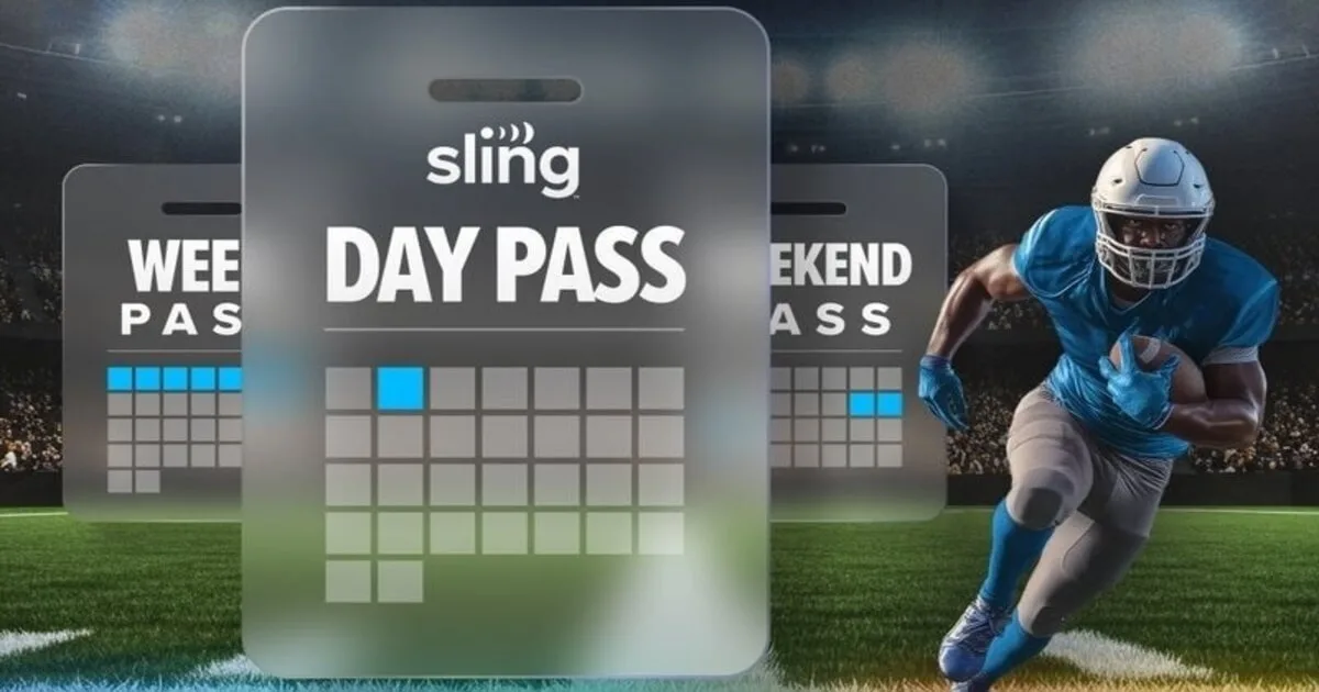Sling TV is offering new Day, Weekend, and Week Passes for flexible streaming.